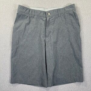 Adidas Golf Shorts Mens 32 Heather Grey Stretch Performance Athletic Stretch